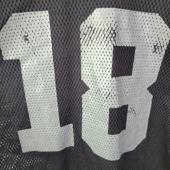 NFL Reebok | Randy Moss 18 On Field Black Jersey Mens XL - Picture 6 of 11